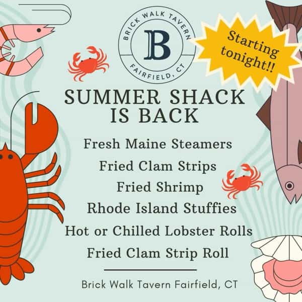 Come and enjoy our New Summer Menu along with our "Summer Clam Shack" section with all of your New England favorites