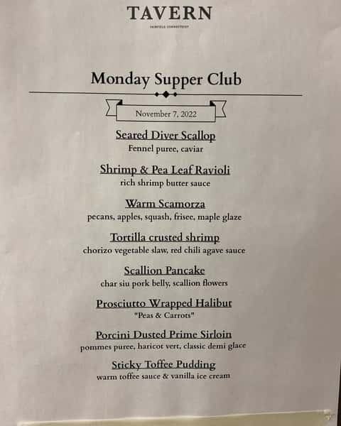Supper club at BWT