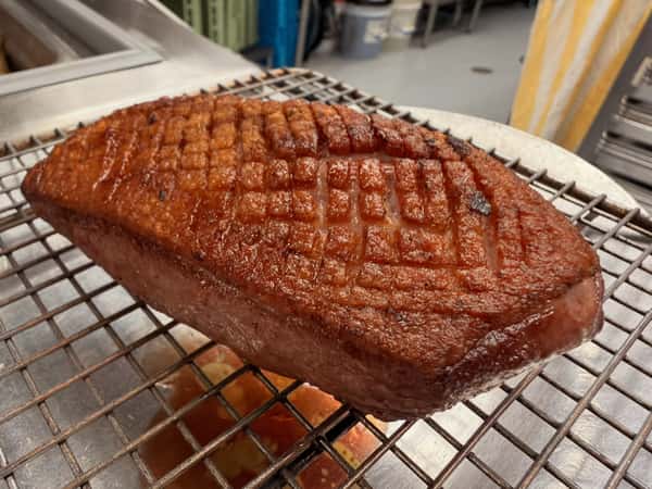 Crispy duck breast not to be missed