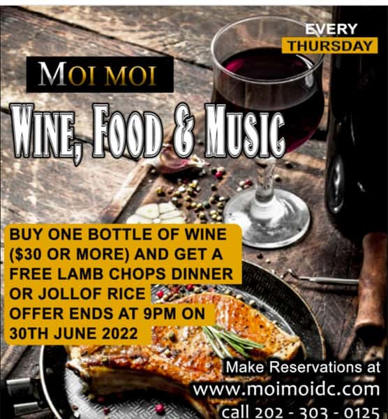 Wine, Food, & Music Every Thursday