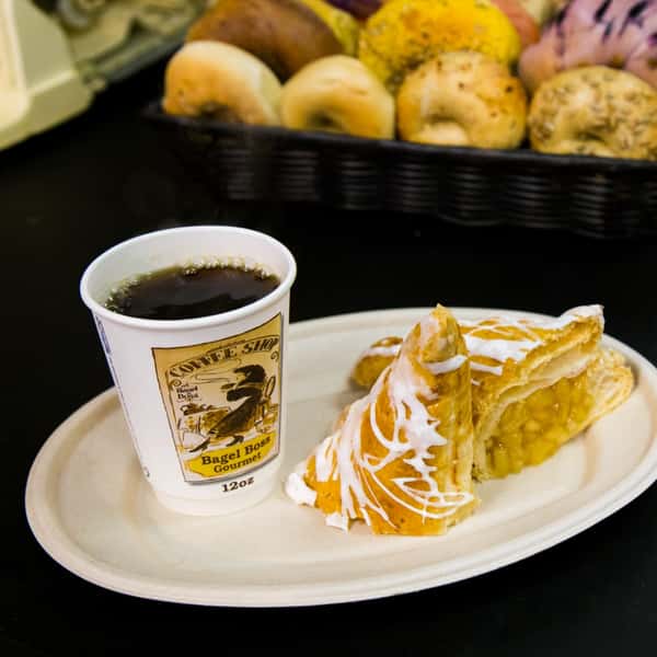 Coffee and pastry
