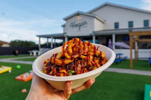Loaded BBQ Mac N Cheese