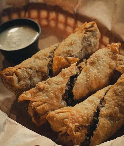 Philly Cheese Egg Rolls