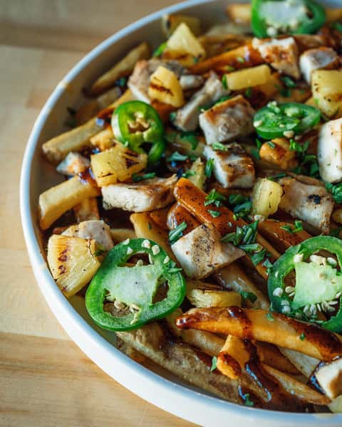 Hawaiian Jerk Chicken Fries