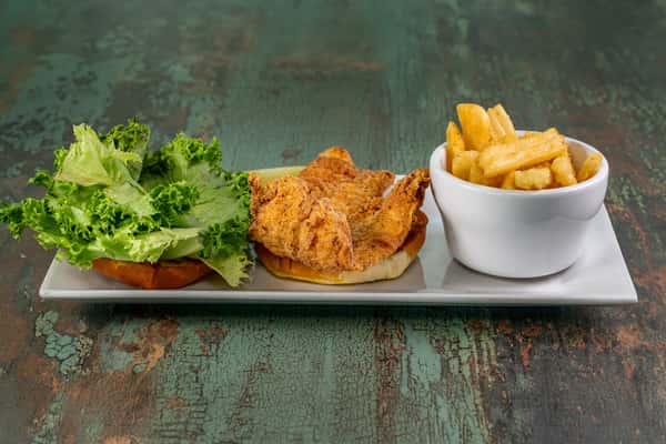 Fried Flounder Sandwich