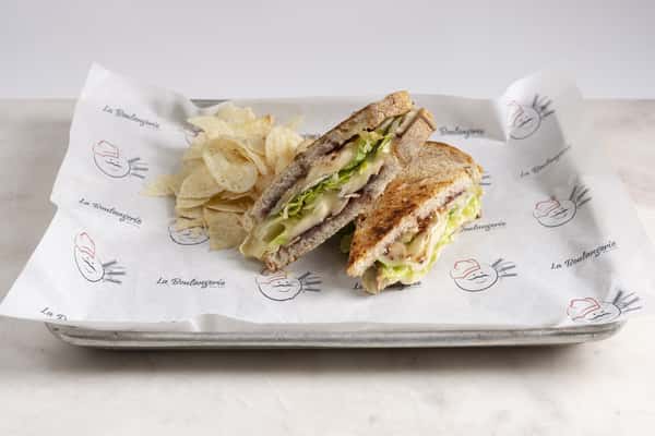 Brie & Roasted Almond Sandwich