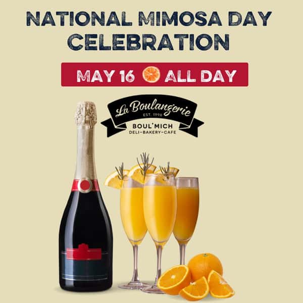 Champagne Bottle and Mimosas