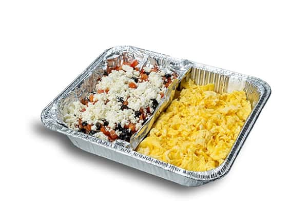 Greek Scrambled Eggs (serves 10-12)