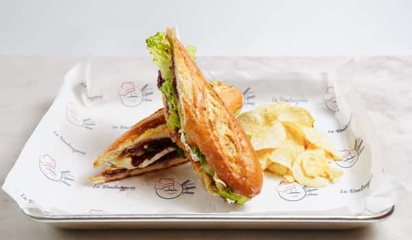 Brie & Roasted Almond Sandwich