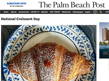 Dulce de Leche Croissant