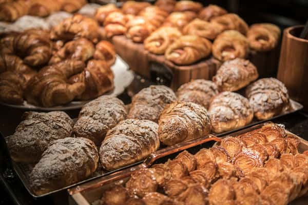 assorted fresh-baked croissants