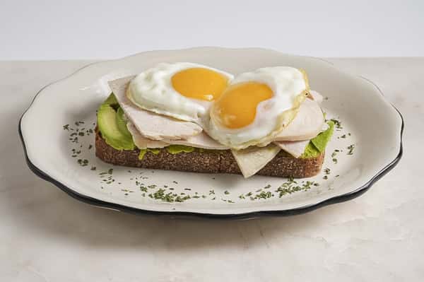 Egg Turkey Avocado Toast
