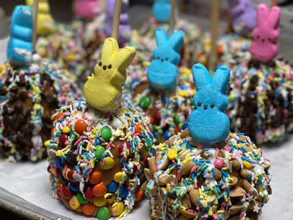 Easter Gourmet Caramel Apples