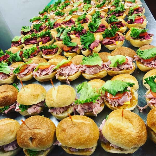 a variety of sandwiches