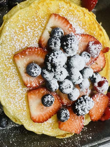Fresh, Mixed Berry Pancakes