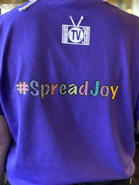 Sread Joy Purple T-Shirt
