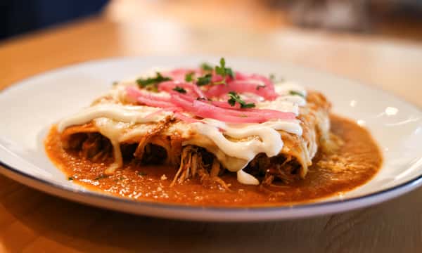 Chipotle Chicken Enchiladas