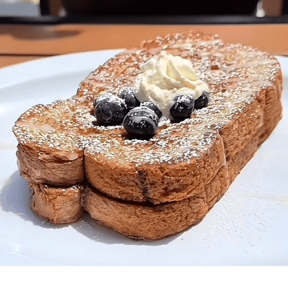 Blueberries and Cream French Toast