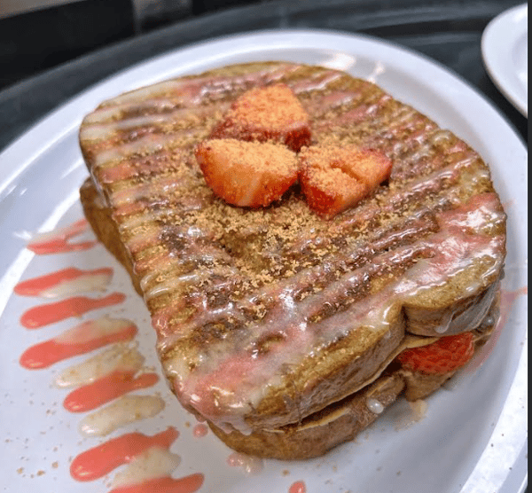 Strawberry Crumble French Toast