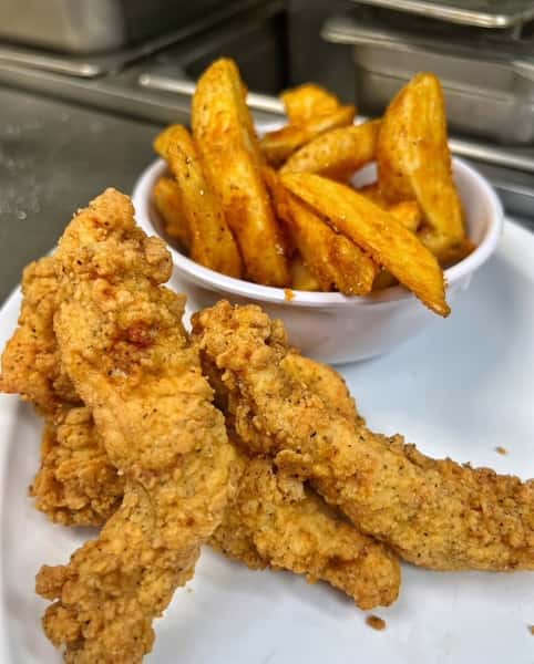 Chicken Fingers and Potato Wedges