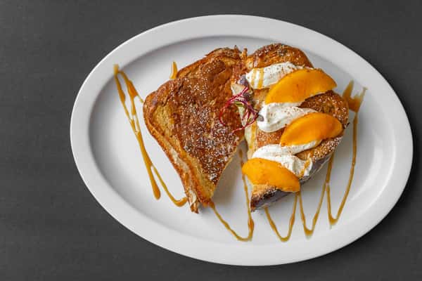 Peaches and Cream French Toast