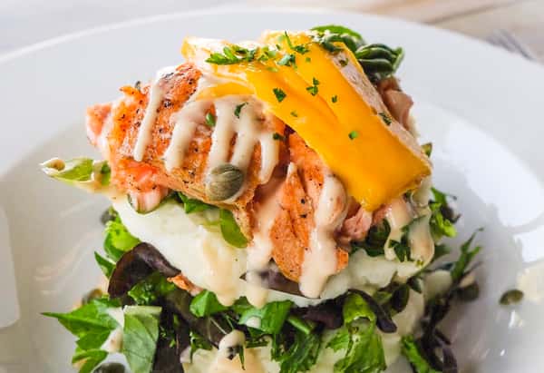 Tiki Salad Dinner Nano Cafe Breakfast Restaurant in Sierra Madre, CA