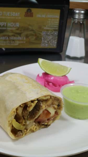 Breakfast Burrito Alambre