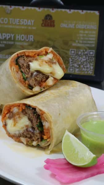 Lunch Burrito Barbacoa