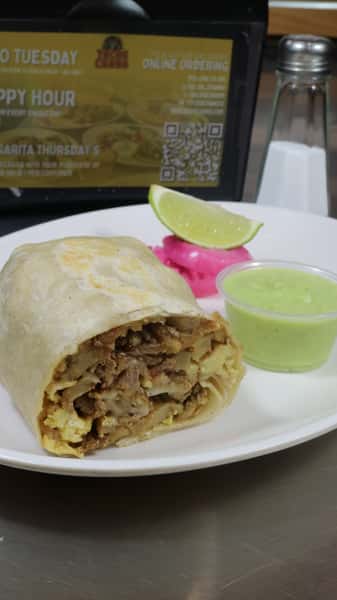 Breakfast Burrito Asada