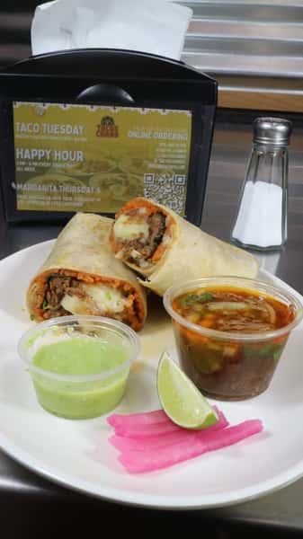 Lunch Burrito Birria
