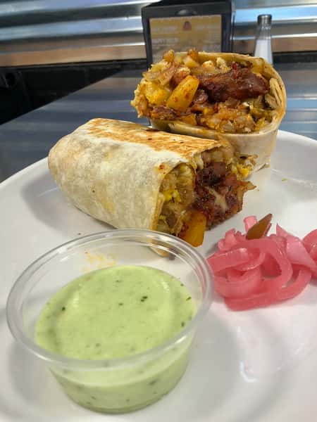 Breakfast Burrito Pastor