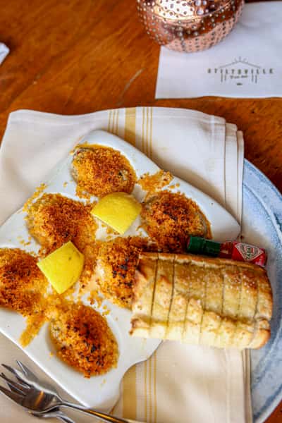 Roasted Red Neck Oysters
