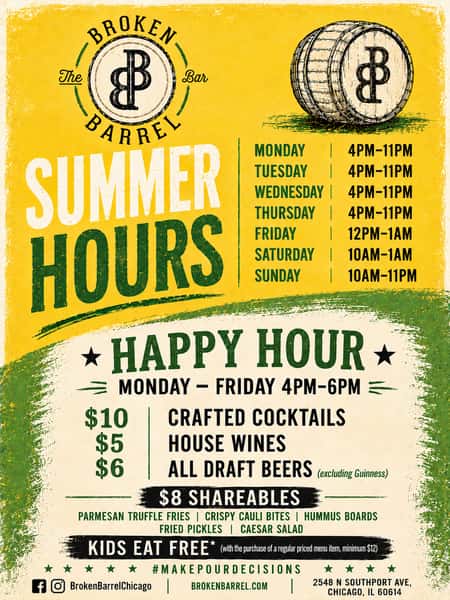 summer happy hour