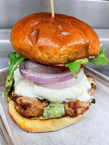 Grilled Pesto Chicken Sandwich
