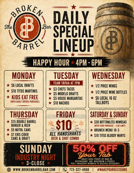 daily specials