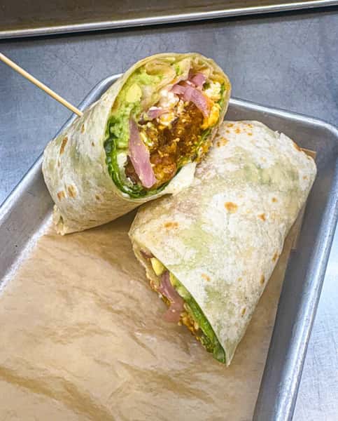 Crispy Cauliflower Wrap