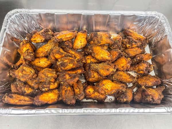 Jumbo Pan 100 pc Smoked Wings