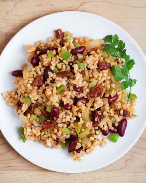 Rice, Beans & Chorizo
