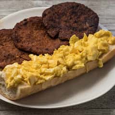 Sausage Patty & Egg Poboy