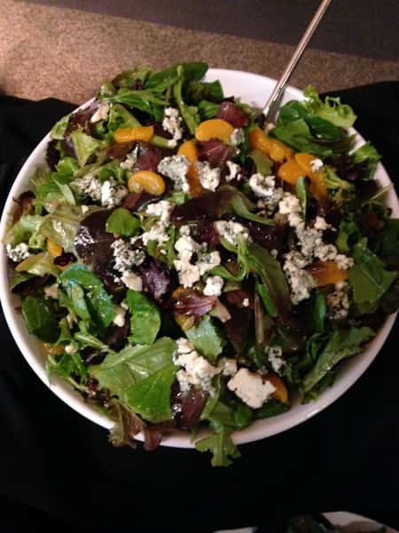 Field Greens with Blood Orange Dressing