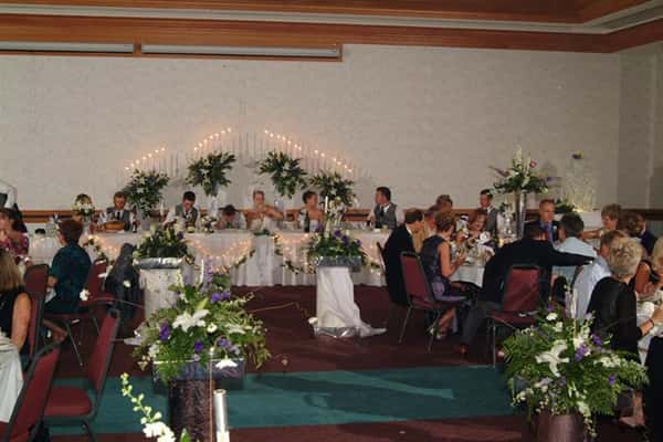 wedding reception.