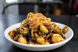 SESAME SOY BRUSSEL SPROUTS
