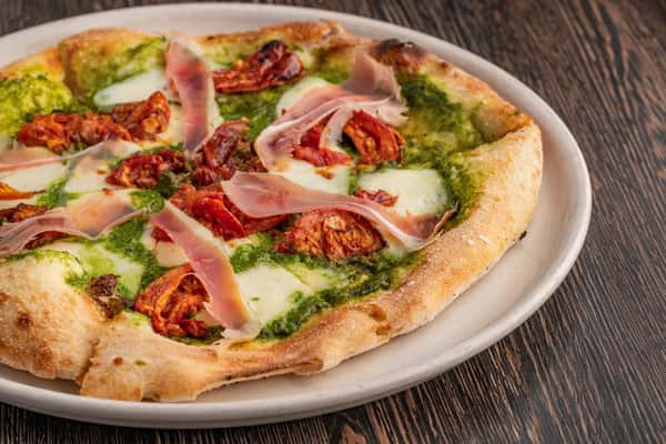 PROSCIUTTO PESTO PIZZA
