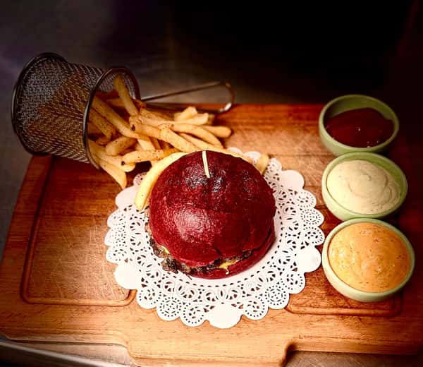 WAGYU BURGER WITH A RED BUN *Limited Time*
