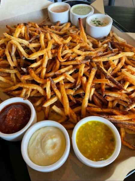 Massive Mountain of Fries