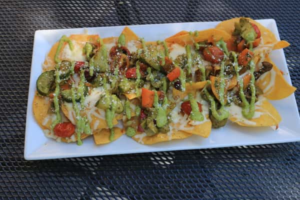Grilled Vegetable Nachos