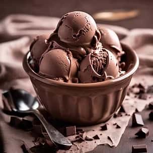 Chcocolate ice-cream