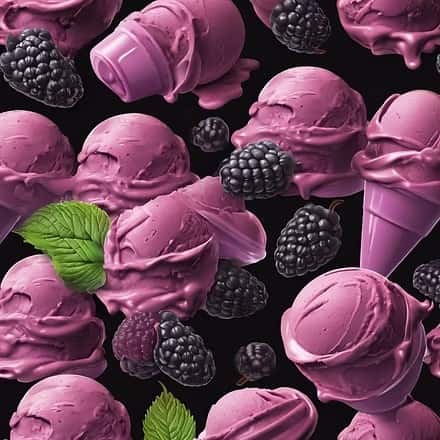 Berry ice-cream
