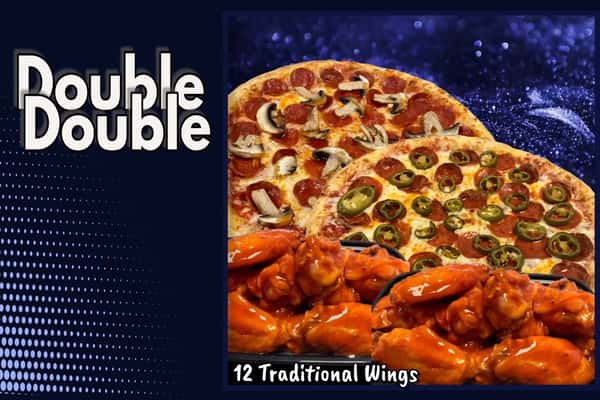 Double Double with 12 Traditional Wings