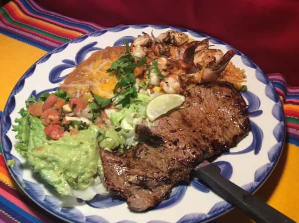 Carne Asada & Grilled Shrimp